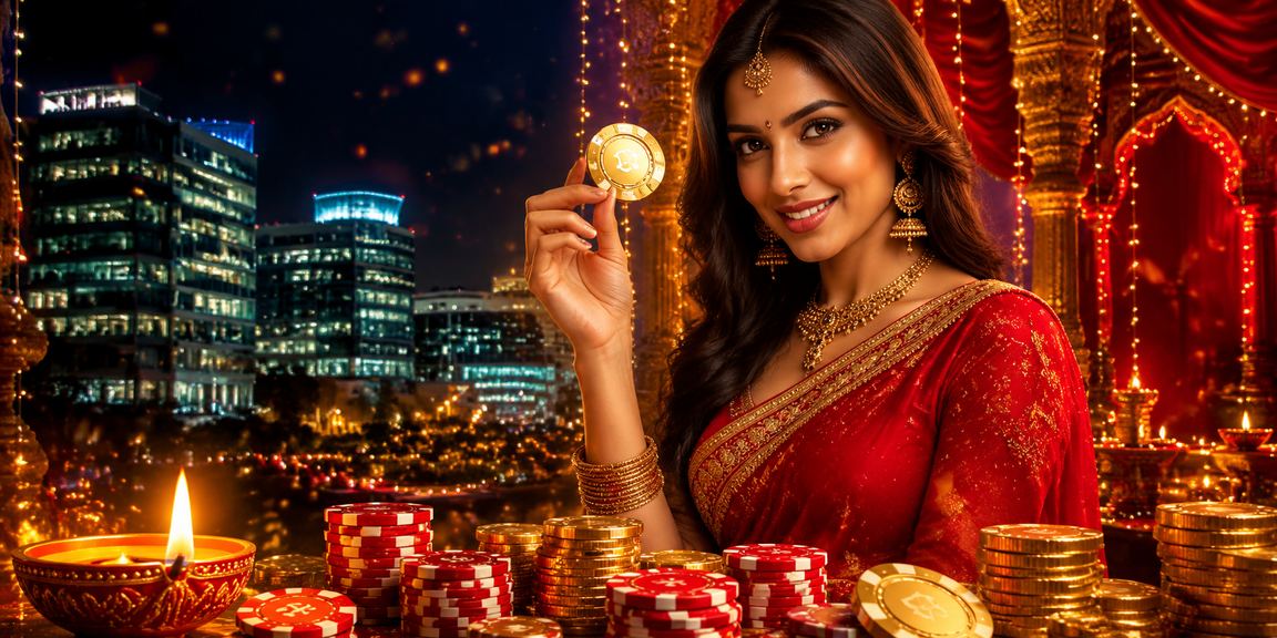 Indian festive celebrations featuring online deposit bonuses at 22926 with a vibrant Diwali theme